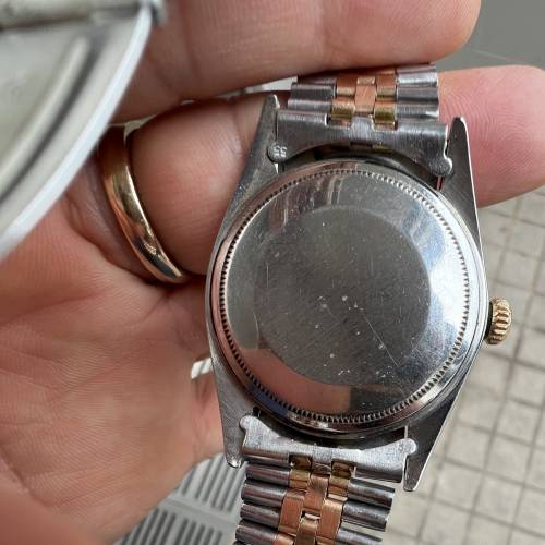 罕有Rolex 1601玫瑰金鋼自動手錶