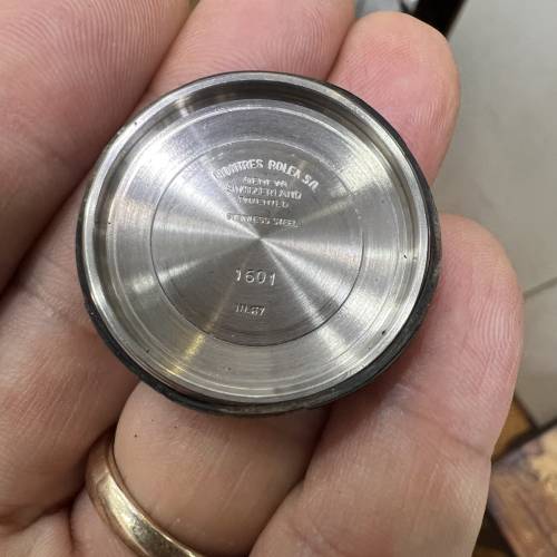 罕有Rolex 1601玫瑰金鋼自動手錶