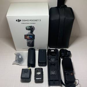 [觀塘實體店] 二手 DJI Osmo Pocket 3 Creator Combo 全能套裝 行貨  *S98747* | DJ...