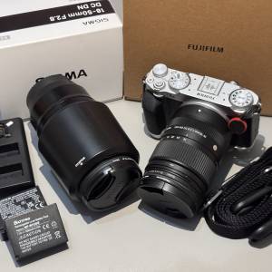 Fujifilm X-M5 相機配 Sigma 18-50mm f/2.8 鏡頭 +50-230天涯鏡