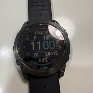 9成Garmin Fenix 7X Pro 藍寶石太陽能 GPS