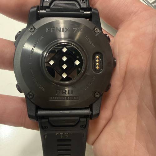 9成Garmin Fenix 7X Pro 藍寶石太陽能 GPS
