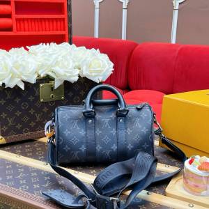 LV黑花 Keepall 25cm