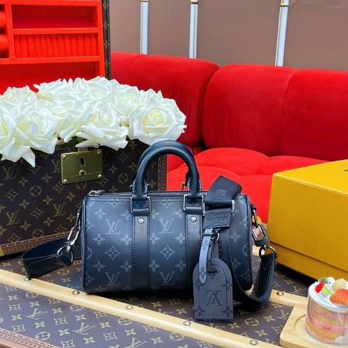 LV黑花 Keepall 25cm