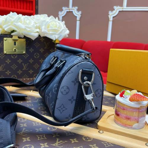 LV黑花 Keepall 25cm
