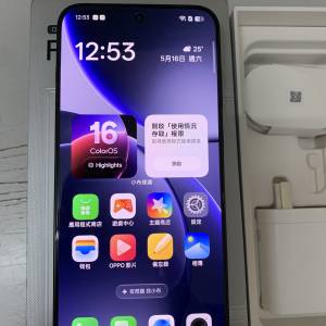 99%New Oppo Find X9 PLJ110 CN 12+512GB Black