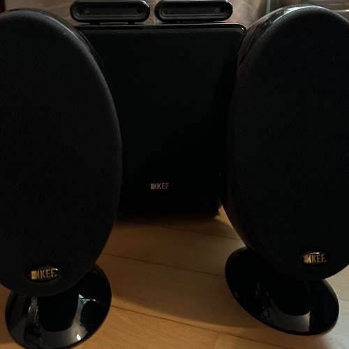 KEF 2.1 egg system，聽歌睇戲一流，soundbar冇得比