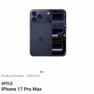 Iphone 17 pro max 256gb 藍色 全新