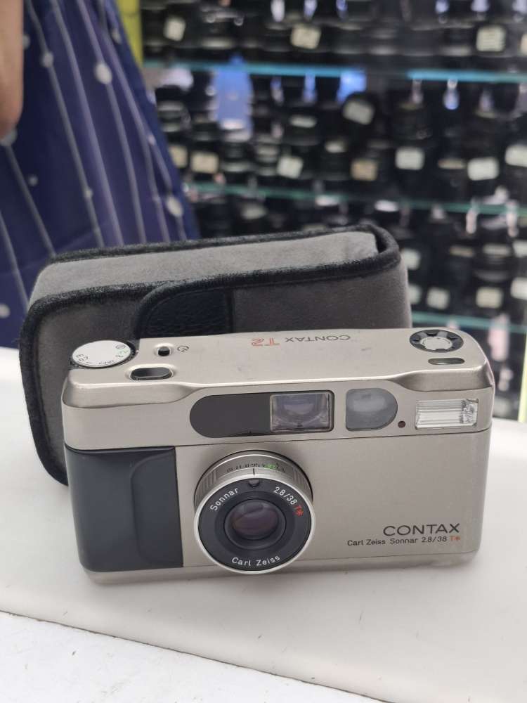 CONTAX T2 CARL ZEISS SONNAR 38MM F2.8 T* 全正常- 二手或全新菲林