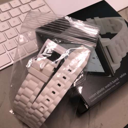 ⌚️ HEX VISION Watch Band 20mm WHITE NEW 全新 錶带 白色 手錶 20mm ⌚️