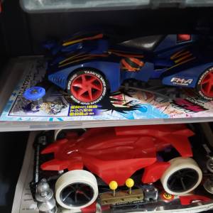 四驅車子收納盒連車