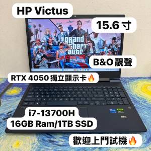 (HP RTX 4050獨顯頂級電競)HP 15.6吋Mon 頂級電競Victus/i7-13700H/ 4,8,16,32GB R...