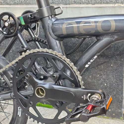 黑色 2026 新款 JAVA NEO 3速 桶軸碟剎 14吋 鋁合金折叠車 （ 三折叠小布 國布 ） ...