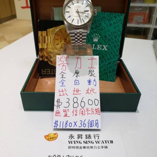 勞力士16014出世纸