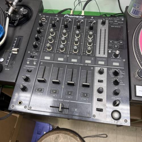 經典 4-Ch Pioneer DJM-700 Professional Mixer專業 DJ 混音器（功能正常 / 通電完美...