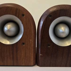 美國製 JBL 2402H Bullet ULTRA-HIGH FREQUENCY DRIVER 一對,跟花梨木座