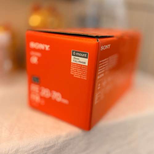 Sony FE 20-70mm F4 G