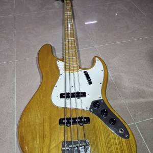 Fender jb 75 jazz bass reissue mij Natural (94-95) 電貝斯