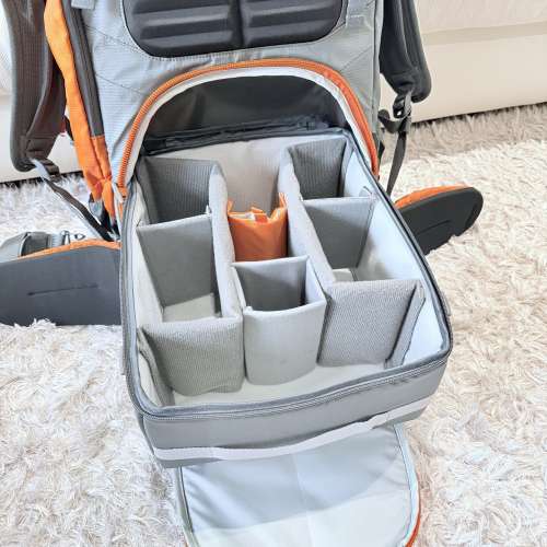 Lowepro Powder Backpack 500 AW &ndash; Grey/Orange 相機背囊