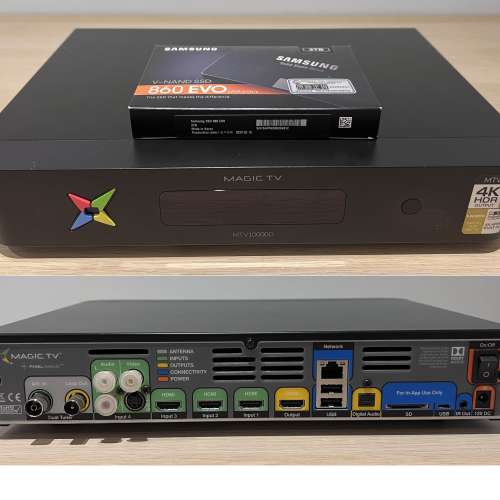Magic TV MTV10000D + Samsung SSD 2TB