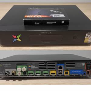 Magic TV MTV10000D + Samsung SSD 2TB