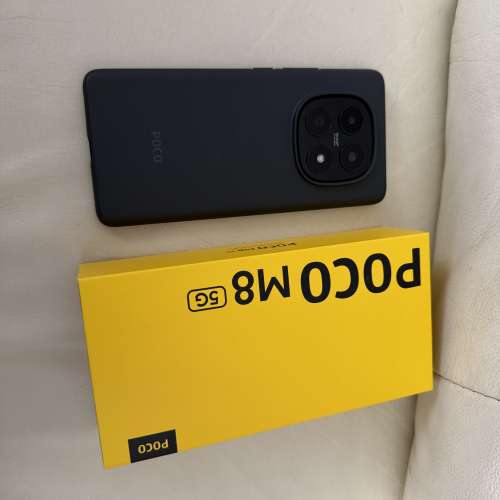 平霸超抵玩 小米 POCO M8 5G 黑色 (8GB+256GB) 完美副機/長者機首選