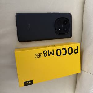 平霸超抵玩 小米 POCO M8 5G 黑色 (8GB+256GB) 完美副機/長者機首選