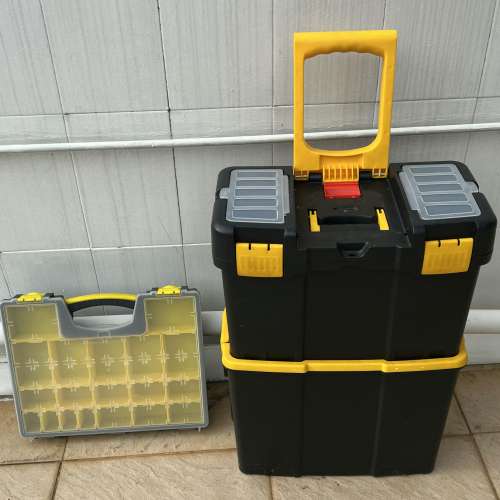 LEVO Motorsport 有轆手拉工具箱 Tool box with wheels 興趣釣魚悠閒工具箱 HK$150.00