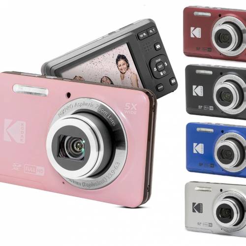 ( 全新行貨, 五色都有現貨 ) Kodak FZ55 Ultra-Slim Digital Camera (後備電池$150...
