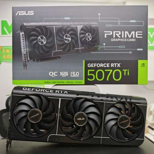 ASUS RTX 5070 Ti PRIME16G 三日免費試玩 行貨保養至 2029年 高登門市 即場上機測試...