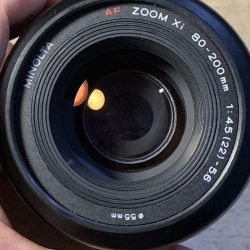 Minolta AF Xi 28-80mm 連Xi 80-200mm鏡頭 鏡片通透冇霉
