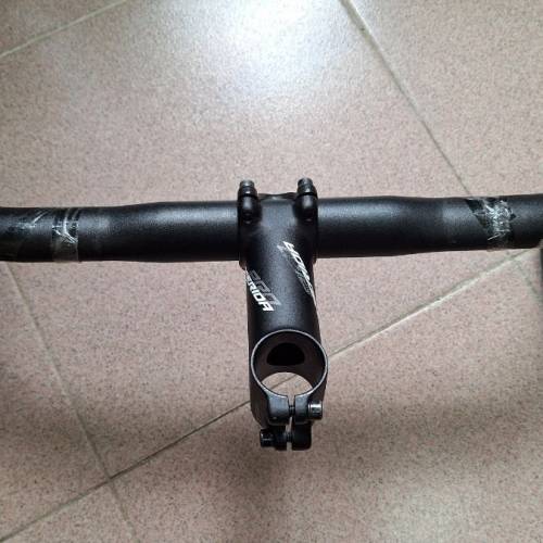 MERIDA 鋁合金公路車彎把+龍頭 鵝頸 美利達 handlebar