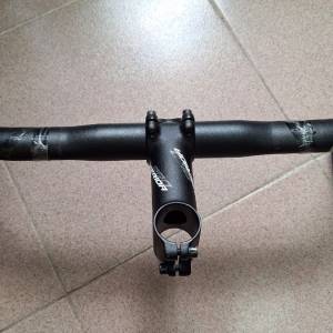 MERIDA 鋁合金公路車彎把+龍頭 鵝頸 美利達 handlebar