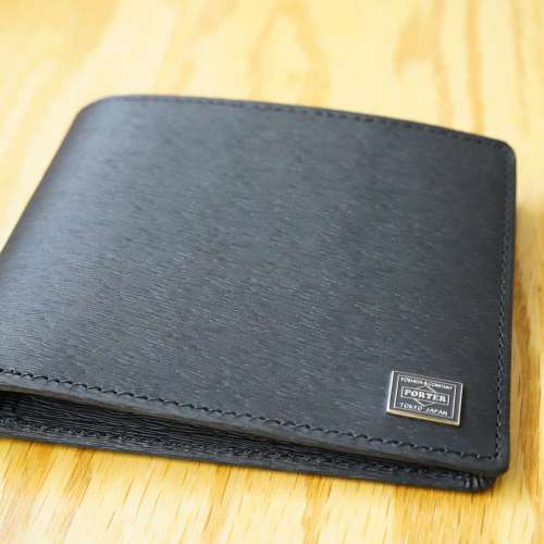 Porter Current Wallet 052-02211 吉田黑色壓紋牛皮銀包