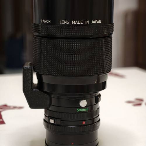 Canon Reflex 500mm f/8 鏡頭 + E mount adapter (for Canon or Sony)