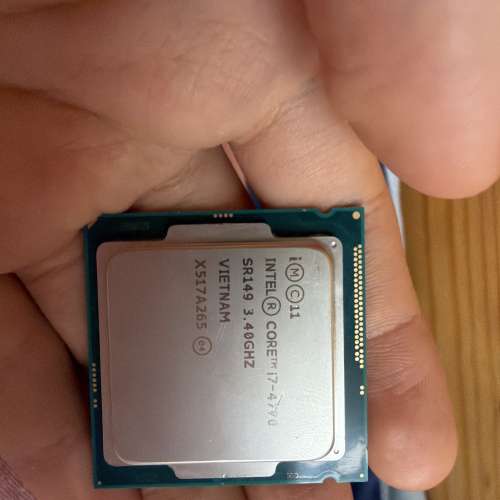 I7-4770 and i3-7100(sold)