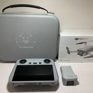 [觀塘實體店] 二手 DJI Mini3 Pro (DJI RC) (主機全新未開封) 行貨care refresh保...