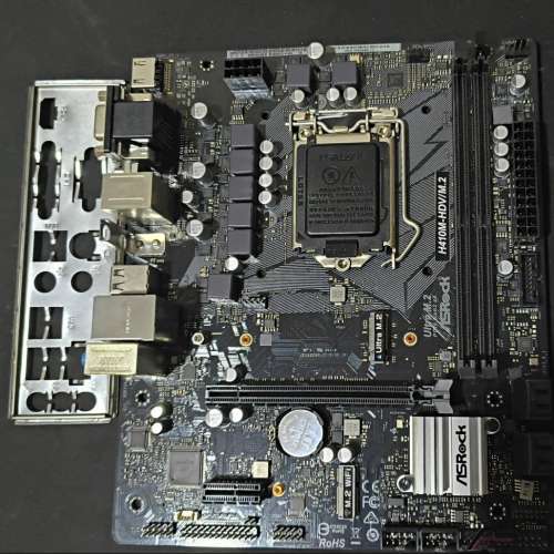AsRock H410M-HDVM.2 Micro-ATX 主版 Socket 1200