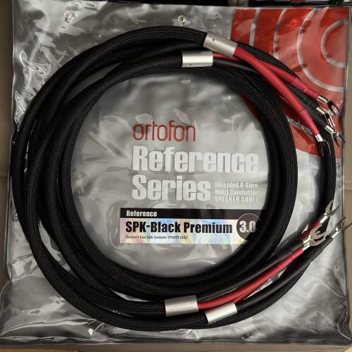 Ortofon Reference SPK-Black Premium 喇叭線3m