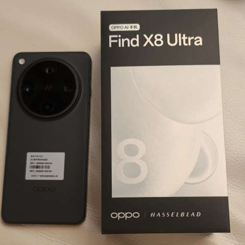 國行黑色Oppo Find X8 Ultra 16+512GB