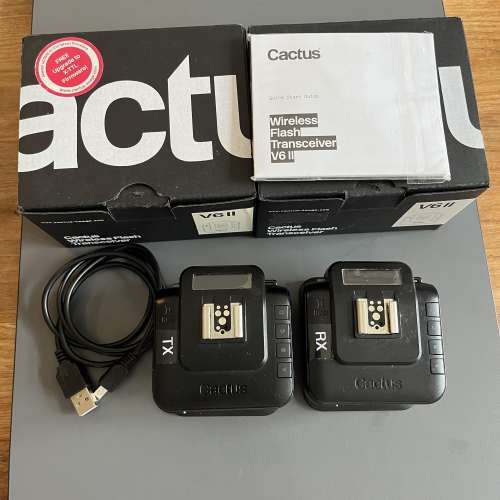 Cactus V6 II Wireless Flash Transceiver (付其他購物,免費贈送)