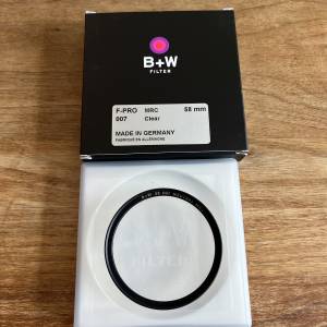 B+W F-PRO MRC 58mm Clear Filter