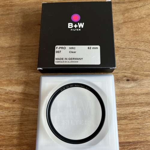 B+W F-PRO MRC 62mm Clear Filter
