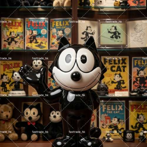 睇下文&middot;文盲勿擾&middot;不轉wtsapp‼️felix cat money bank 約17&times;23 cm 絕版復古稀有...