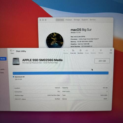 買mac mini 送蘋果display🖥️ i7 16Gram 2014late 迷你桌上台式電腦 支援雙system