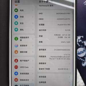 Huawei M6 8+256 4G 8.4 寸matepad 平板 手機  (市面上正常係4+64 or128 搵人改8+2...