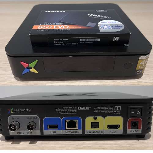 Magic TV MTV9600D + Samsung SSD 2TB