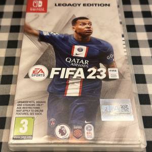 Switch 1 FIFA 2023 足球遊戲碟 行貨 99%新 全新一樣 只試玩了幾次便放回盒中 全套...
