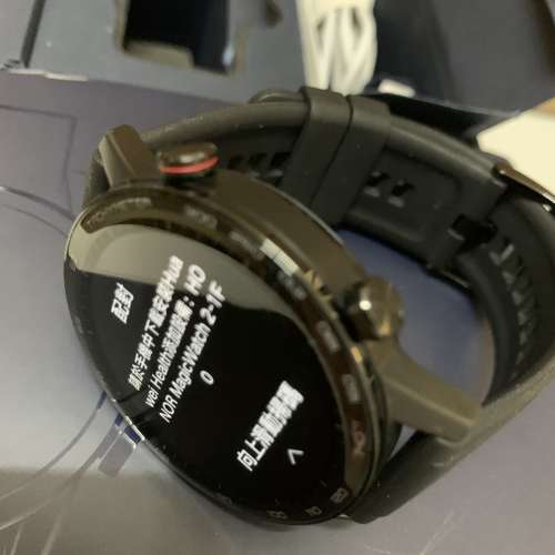 99%New Huawei Honor Magic Watch2 46mm MNSB19 Charcoal Black and Black Fluoroelas
