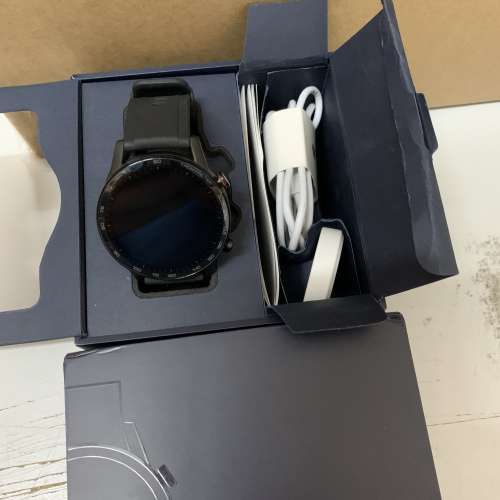 99%New Huawei Honor Magic Watch2 46mm MNSB19 Charcoal Black and Black Fluoroelas
